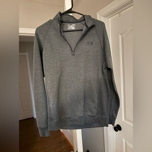 Under Armour Men's Zip-Up Charcoal Sweater